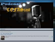 Tablet Screenshot of cefascast.org